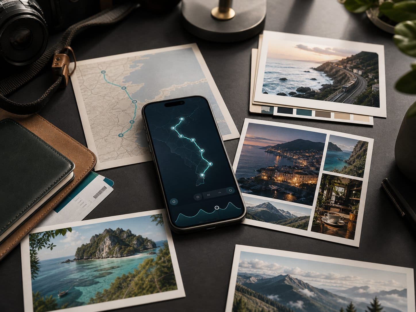 Trip Visuals: a travel poster, moodboard, and short reel generated from one itinerary.